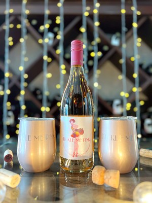 Tickle Me Pink Wine and Two Tumblers Gift Set